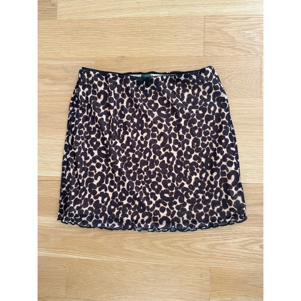 Wild Fable Target Mini Leopard Skirt / Small